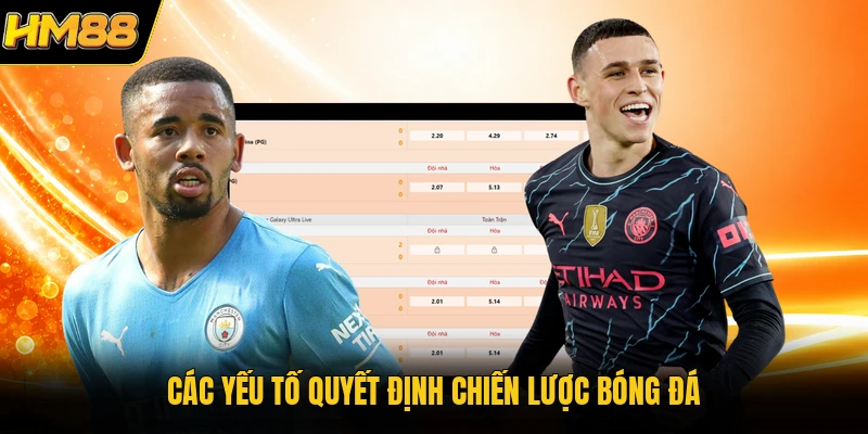 Chiến Thuật Bóng Đá | Cách Chơi Bóng Dành Chiến Thắng 2026 Các yếu tố quyết định chiến lược bóng đá